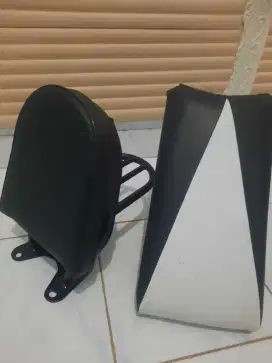 Sandaran belakang motor multifungsi dan jok depan tambahan