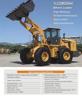 Jual Loader | Wheel Loader XGMA XG955N Harga Terbaik 2025