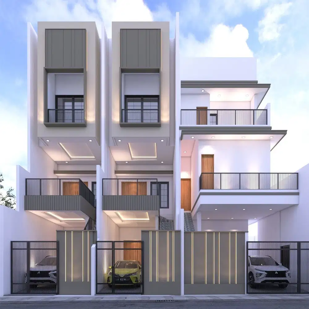 RUMAH BARU 4 LANTAI DI TELUK GONG JAKARTA UTARA