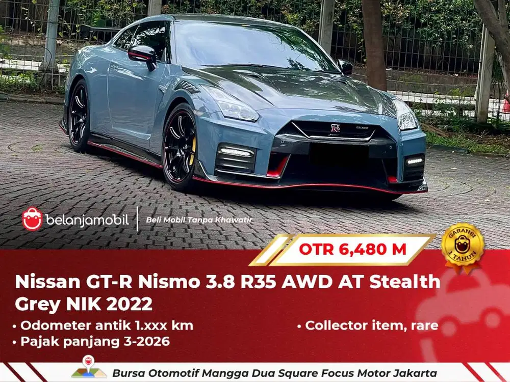 Nissan GT-R GTR Nismo 3.8 R35 AWD AT Stealth Grey 2025/2026