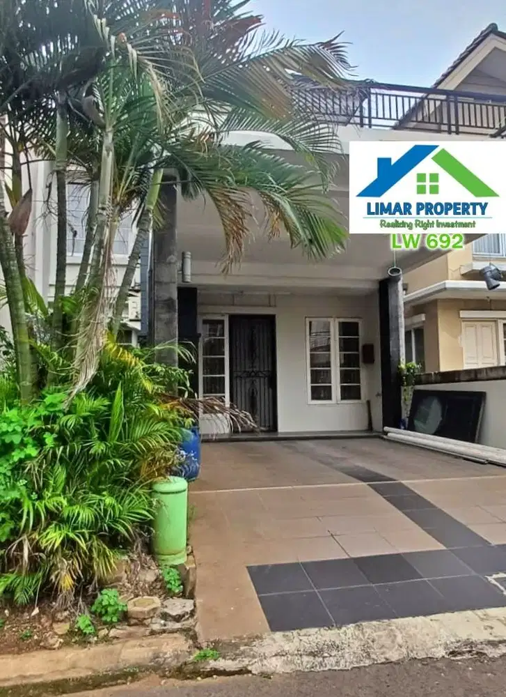 Rumah Semi Furnish Nyaman Terawat di Legenda Wisata Cibubur