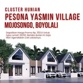Pesona Yasmin Village – 5 Menit Tol Boyolali Type 36/84