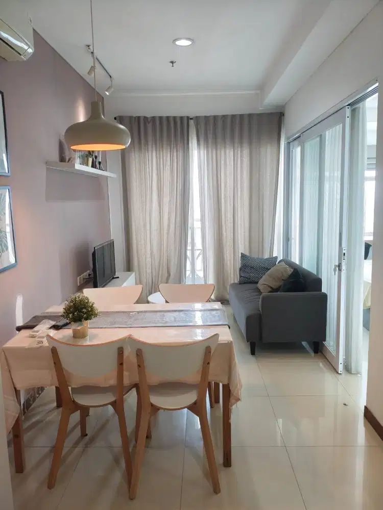 Dijual 1BR furnished condominium greenbay pluit