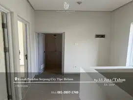 Disewakan Rumah di Perumahan Paradise Serpong City Tipe Delano