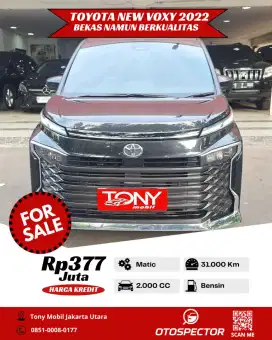 Toyota New Voxy 2.0 AT 2022 Hitam