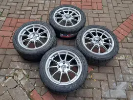 Velg TC105X Ring 15X7 Pcd 4X100 + Ban Champiro SX2 195/50 R15 Nik 2025