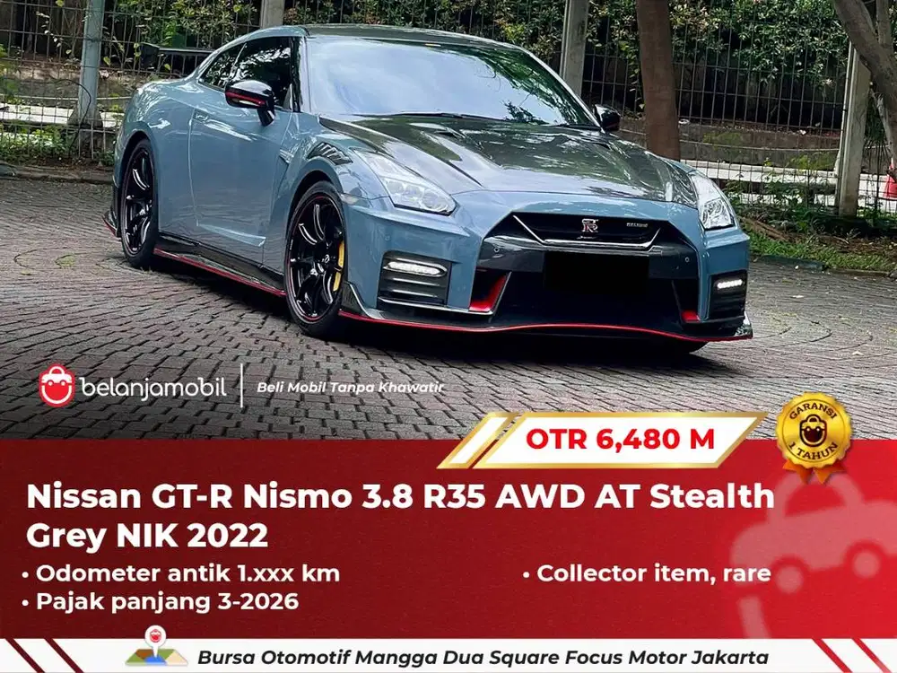 [ ODO ANTIK 1RB ] Nissan GT-R GTR Nismo 3.8 R35 AWD AT 2022 2023
