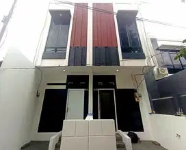 Rumah baru dan murah 2 lantai dekat kantor BPKP dan tidak banjir
