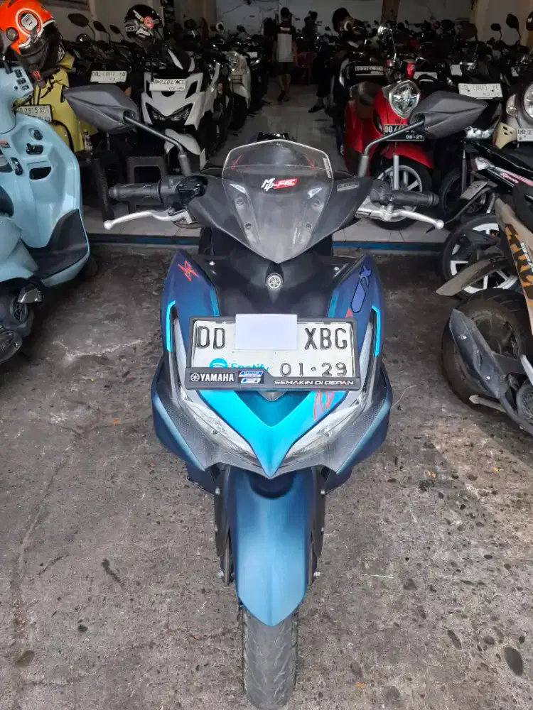 Yamaha Aerox 155cc 2023 pemakaian 2024 biru