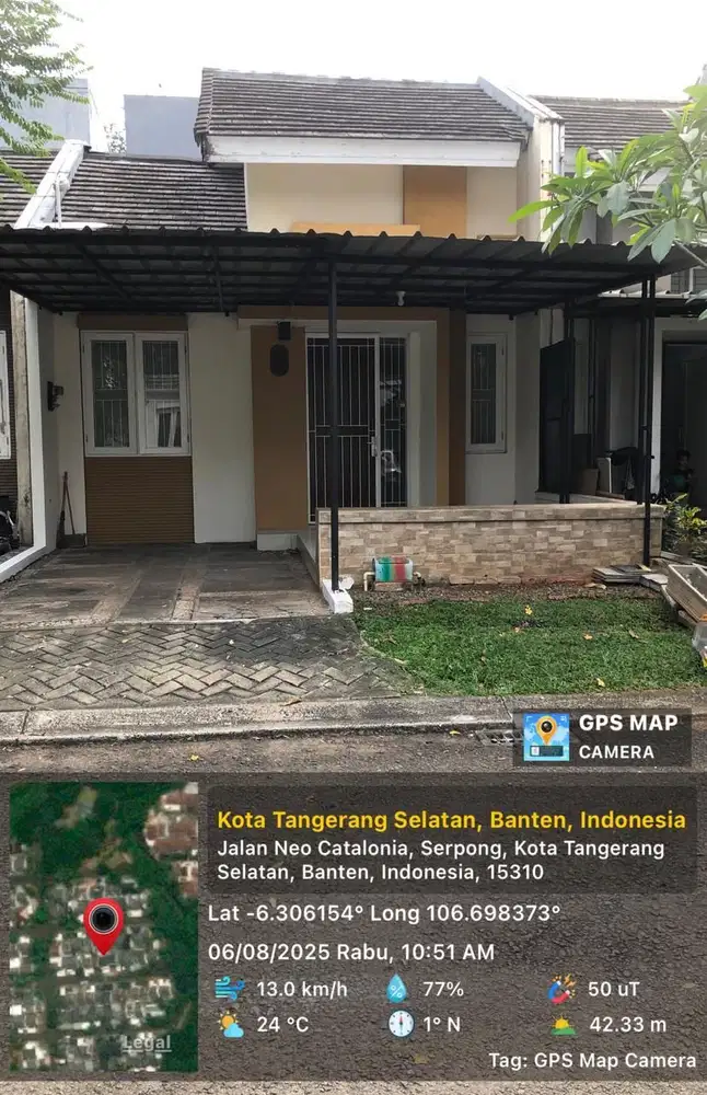 Disewakan hanya 6 bulan saja 23jt rumah siap huni di neo catalonia bsd