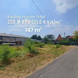 Kavling SHM di Pusat Kota Solo - 200 Meter dari KPU Solo