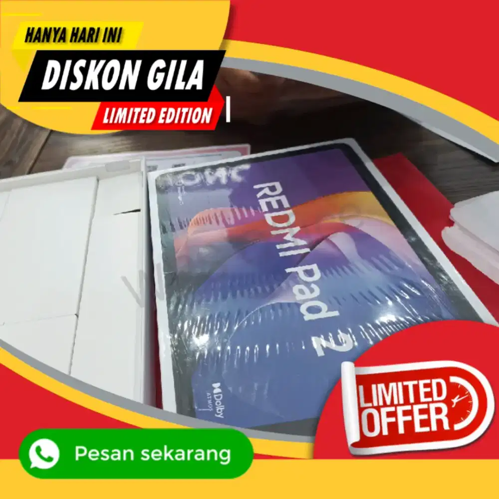 Tanpa DP kredit tablet Xiaomi pad 2 area rangkas