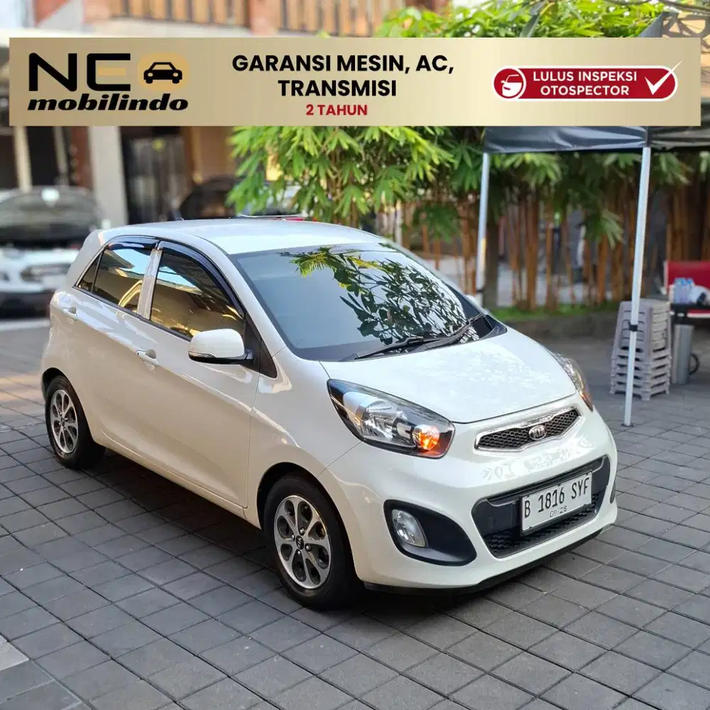 [ Garansi Mesin, Transmisi s/d 2Th ] KIA PICANTO 1.2 MANUAL 2013 PUTIH