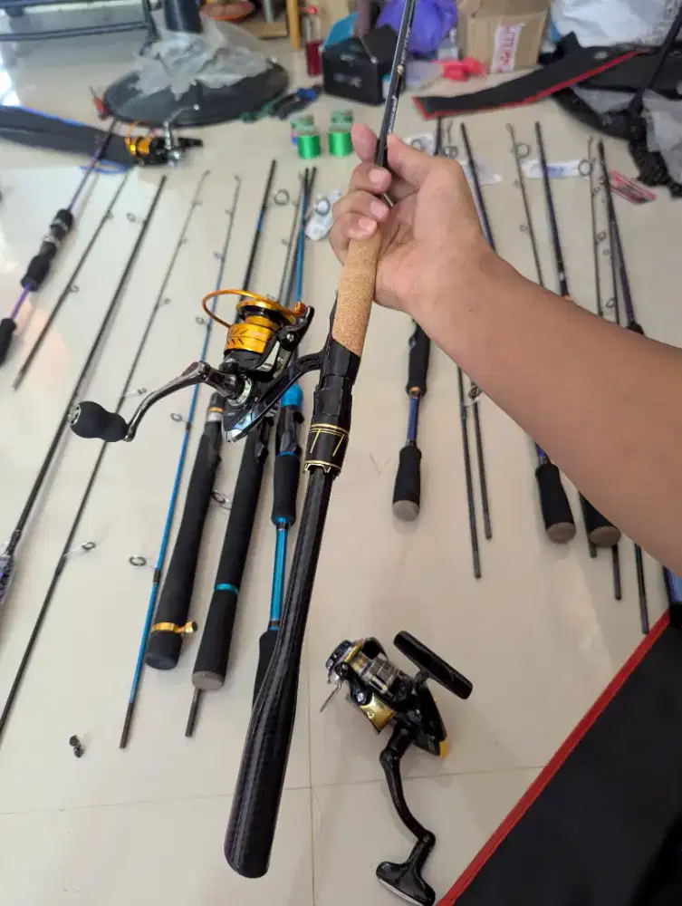 Joran saja Carbon Solid Baru Bobot 15kg 8-17LB 10-20LB
