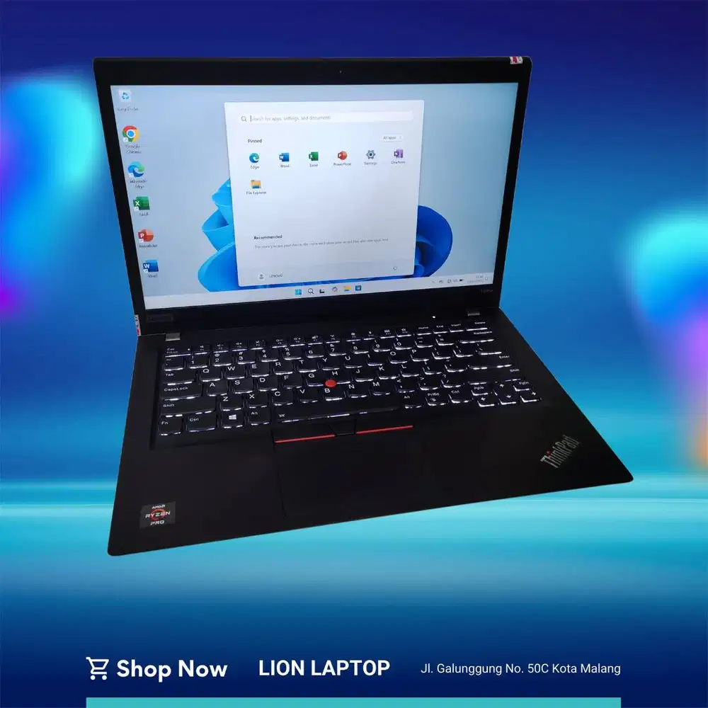 AMD Ryzen 7 PRO 4Ghz 16/256 VGA 2GB Lenovo Thinkpad T495s [24|09]