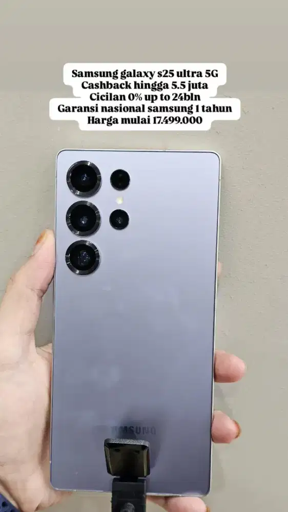 Samsung Galaxy s25 ultra garansi nasional samsung