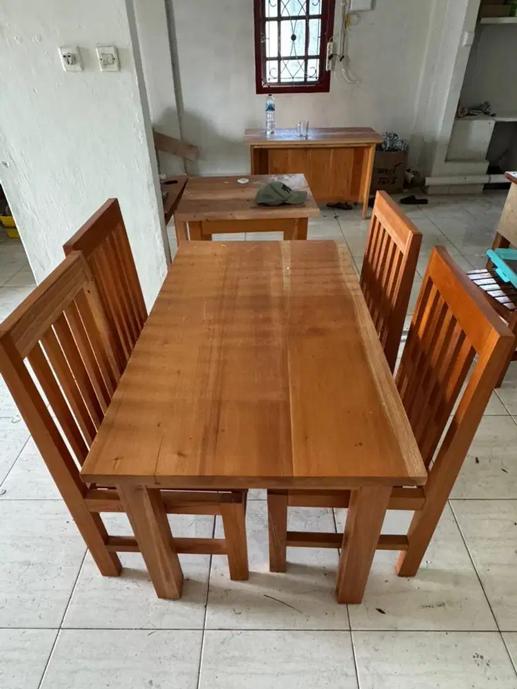 Meja makan restaurant Set Berkualitas