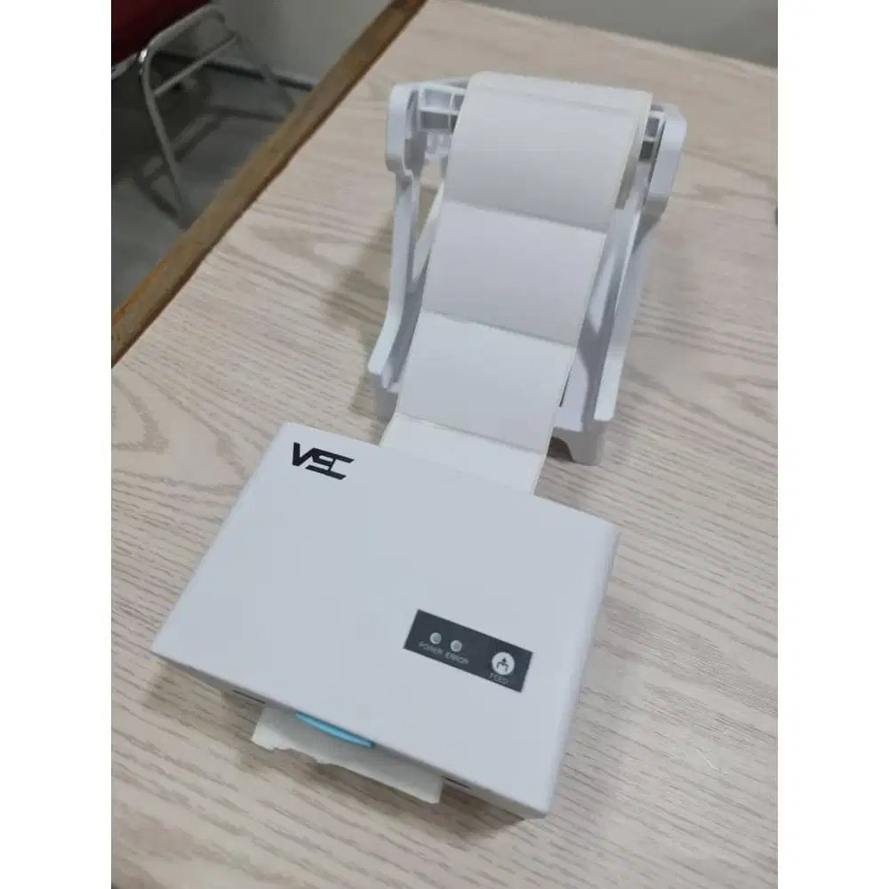 printer label bluetooth thermal 80mm VSC PB 3300B RJ 11 cetak resi