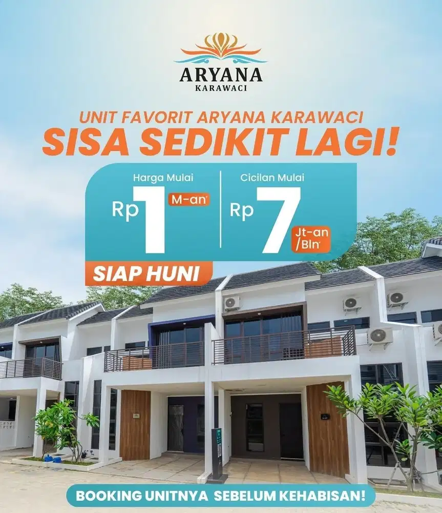 Siap Huni By Aryana Karawaci Tangerang Free PPn 100% Dekat Lippo Kwci