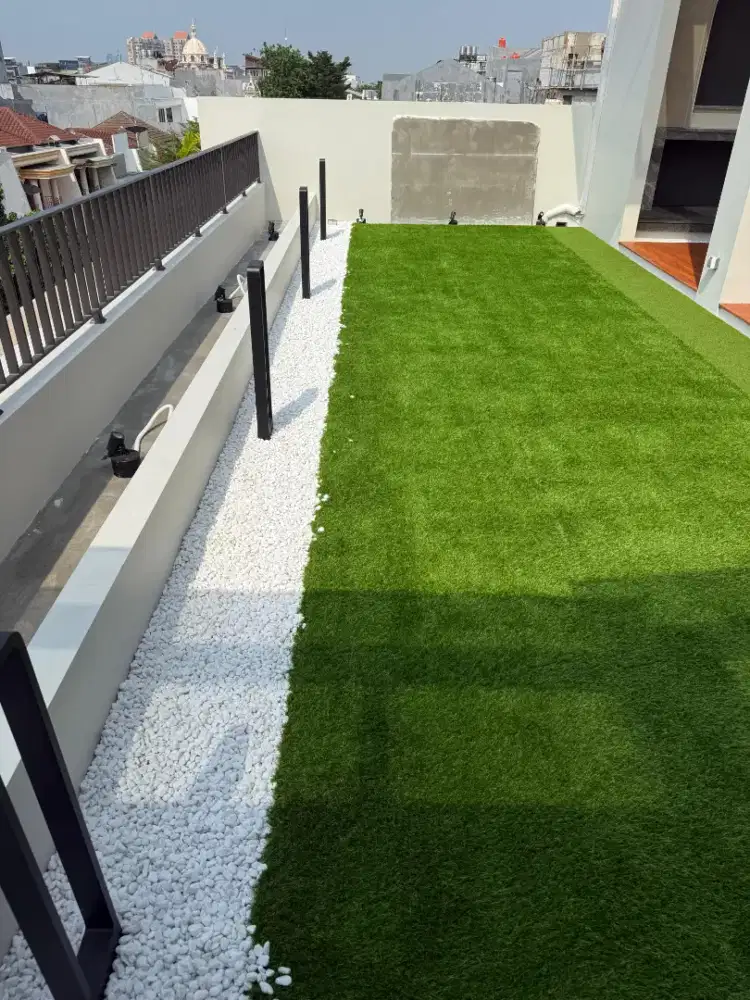 Rumput Sintetis Outdoor Anti Rontok