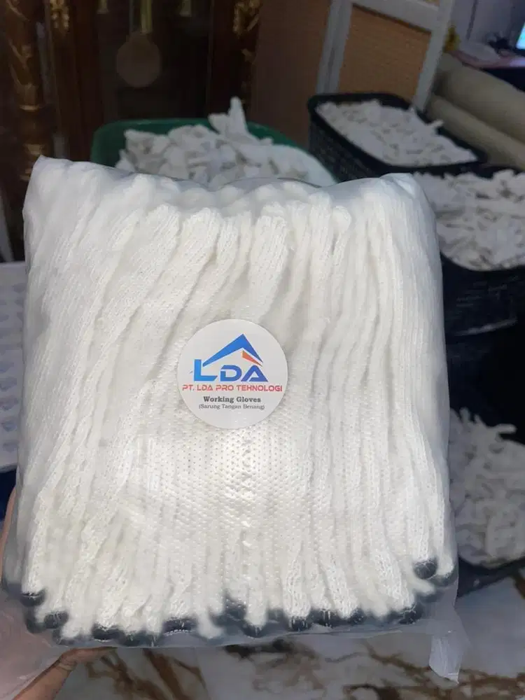 SARUNG TANGAN BENANG 5 PUTIH