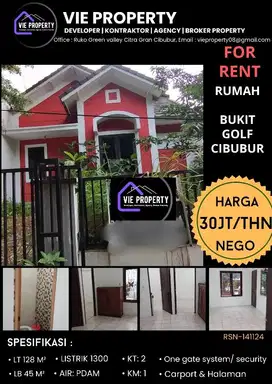 RUMAH DISEWAKAN MURAH BUKIT GOLF CIBUBUR