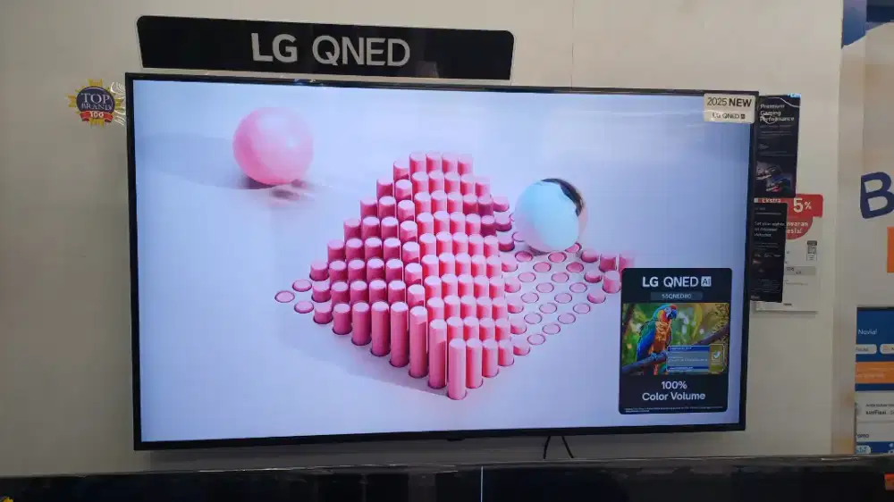 LG QNED SMART TV AI 4K 55 MURAH