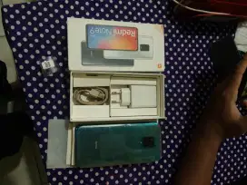 Xiomi redmi note 9 pr0 8+3/128 full set mulus