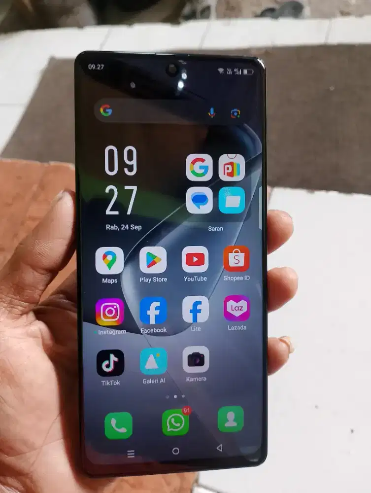 infinix hot 50pro plus Ram 8+8/256GB LCD gantian rapih jernih