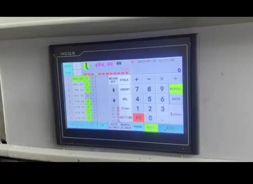 Program Computer Untuk Mesin Potong Kertas System Servo Drive