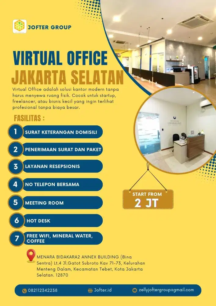 Virtual Office Di Jakarta Selatan Harga Terjangkau