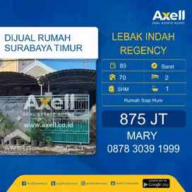 Rumah Lebak Indah Regency Dijual