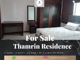 Dijual Apartement Thamrin Residence 3 BR Furnished Bagus