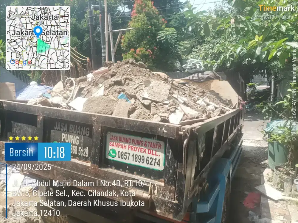 Jasa pengurugan puing dan tanah