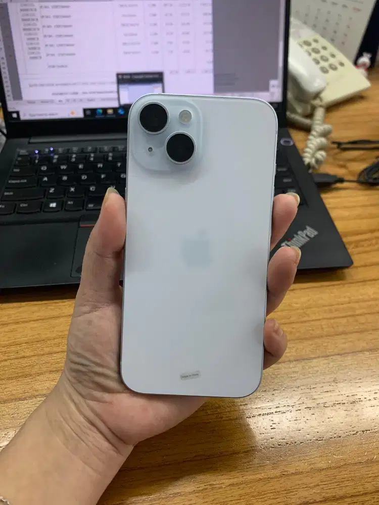 NEGO TIPIS IPHONE 15 BLUE 128GB EX IBOX