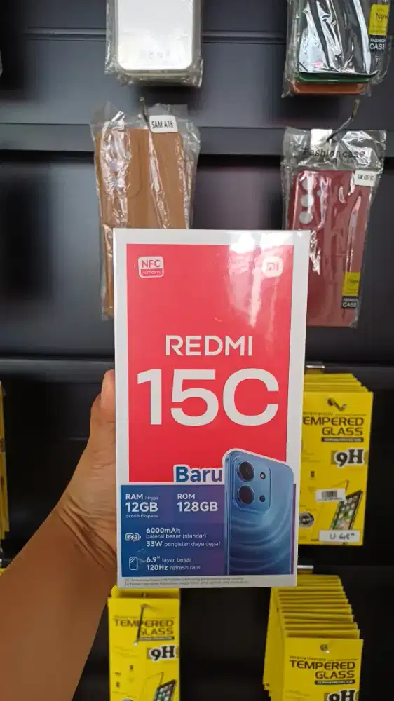 Redmi 15c 6/128gb garansi resmi 15 bulan ,spesifikasi dewa best seller