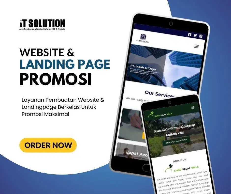 Jasa Pembuatan Website & Landing Page Promosi – Profesional & Modern