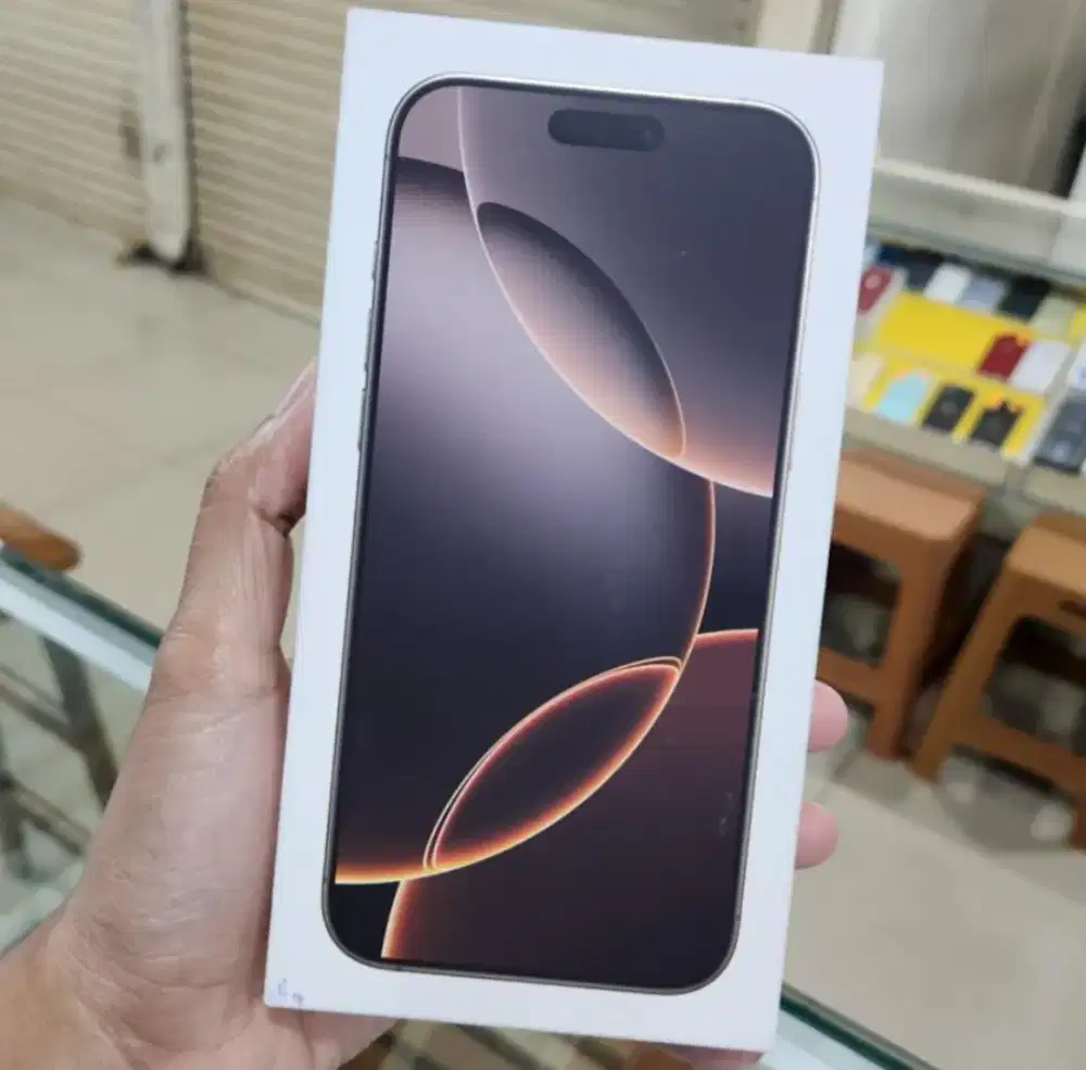 Iphone 16 Pro Max 256GB Dessert Titanium BNIB Garansi Resmi Indonesia
