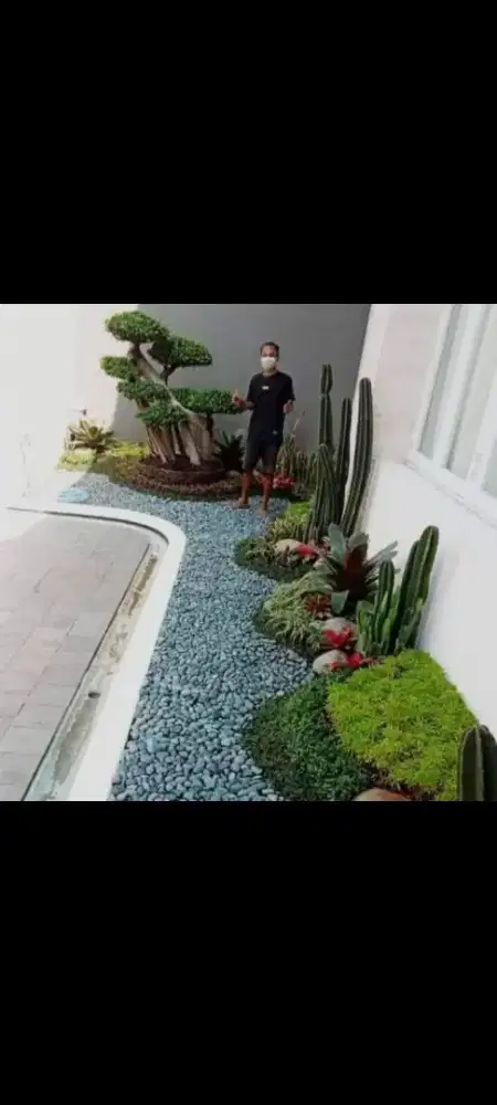 Jasa pemasangan rumput&taman