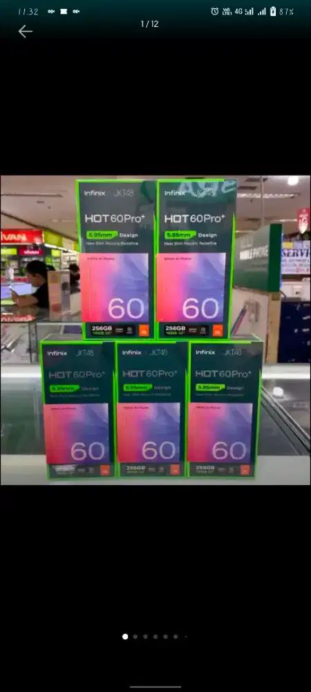 Infinix hot 60 pro plus 8+8/256 baru garansi resmi
