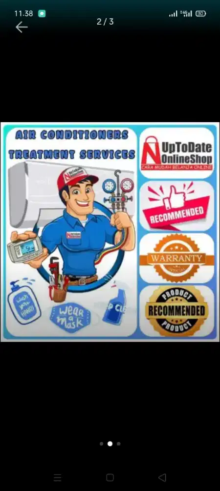 Jasa servis AC kulkas mesin cuci kompa air dll