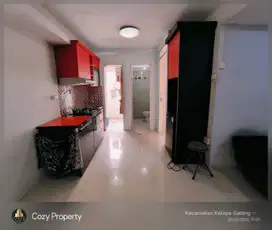 disewakan apartemen gading nias 1 kmr furnish bulanan tahunan nego