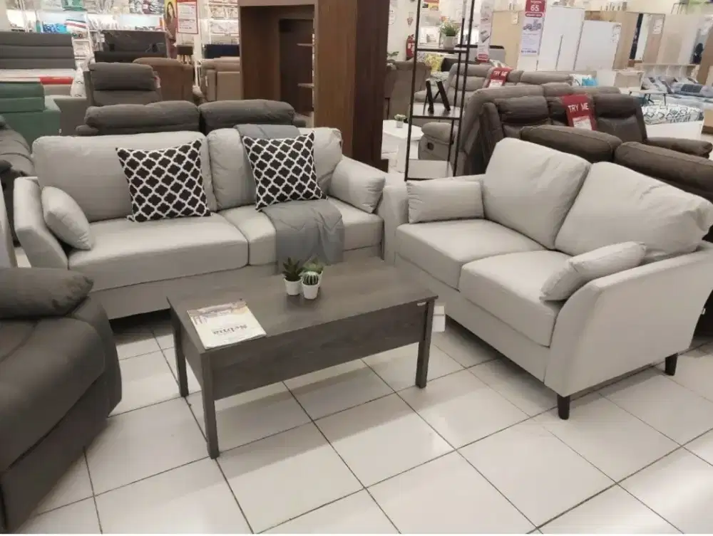 SOFA SET KAIN MURAH BISA CICIL