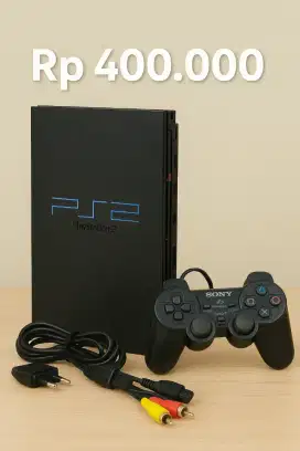 PS2 Fat + 2 Stick | Kondisi Mulus - Harga Rp400.000