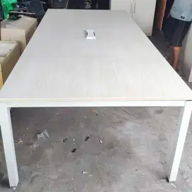 Meja meeting 240x120x75cm Merk SIEBEN Informa kaki/rangka besi baru6jt