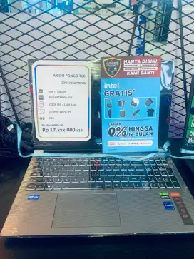 laptop axio pongo 760 promo cicilan ringan tanpa dp