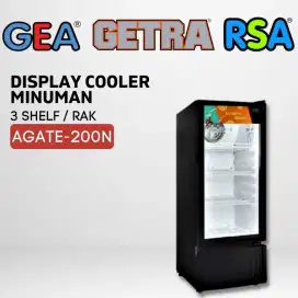 Bisa Cicilan.RSA Show Case 3 Rak 4 Laci ( AGATE 200N ) Cooler 192Liter