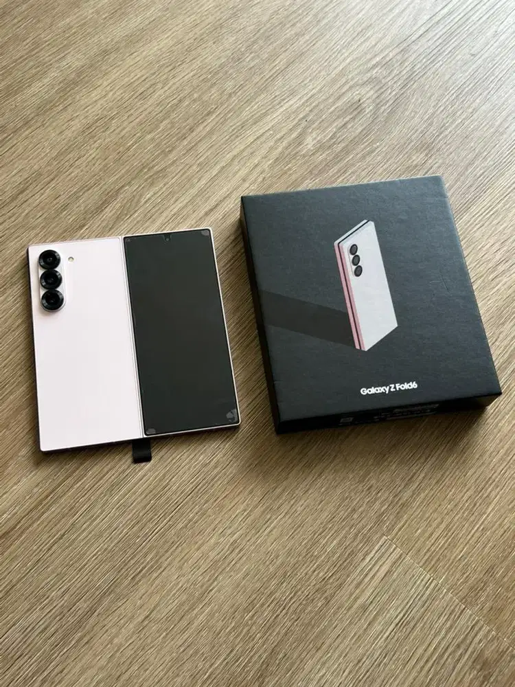 Samsung Z fold 6 pink 256gb 12gb garansi panjang 2026 like new bisa TT
