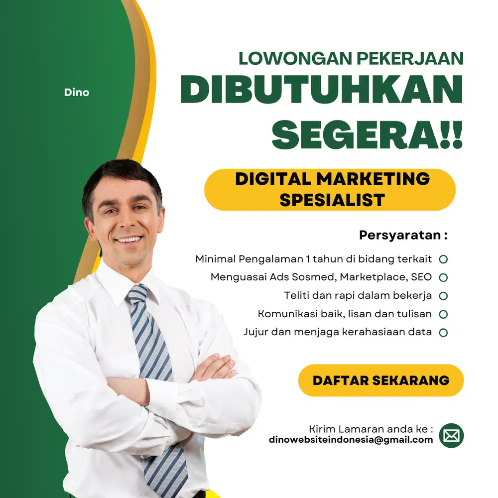 Lowongan Kerja Staff Digital Marketing