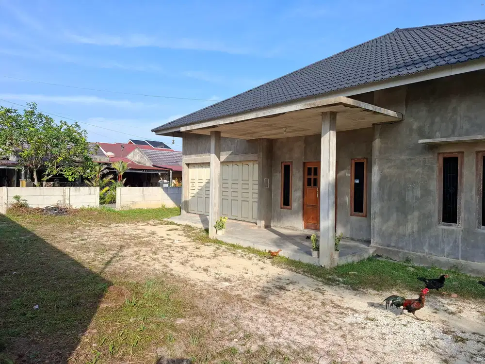 Rumah murah besar tanah 500m2 di jl Pesantren kulim